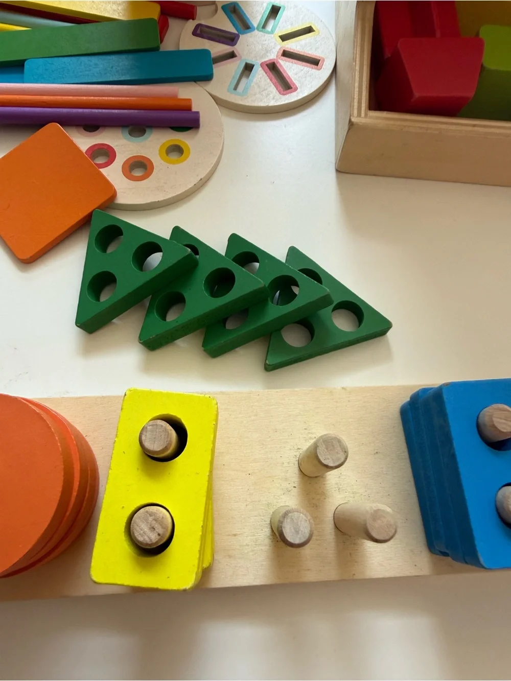 Melissa & Doug Wooden Shape Sorting and other Stacking Sets